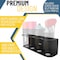 Koova Storage Rack, Steel, Black, 3.3 in W, 3.7 in H, 12.25 in L, Powder Coated KV-CAN-4 - alternate 3